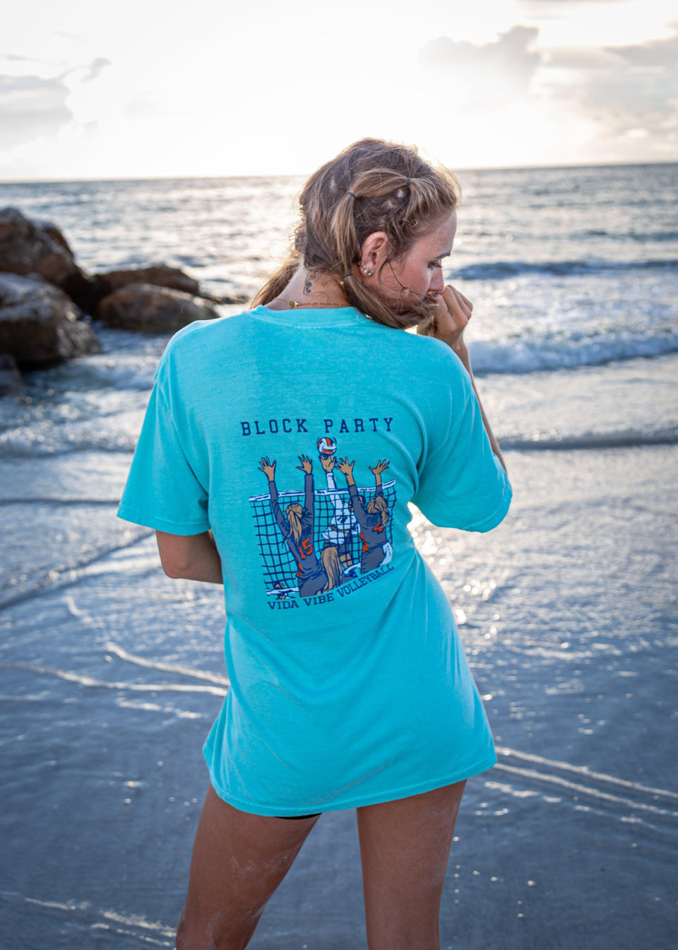 Volleyball Block Party Tee - VidaVibe Volleyball